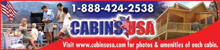 Cabins USA - Cabin and chalet rentals in Pigeon Forge and Gatlinburg, Tennessee