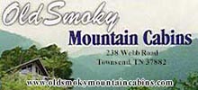 Old Smoky Mountain Cabin Rentals in Townsend, Tennessee.